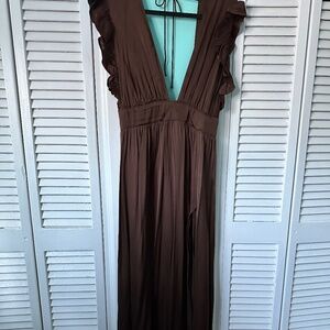 Stillwater What if maxi dress brown